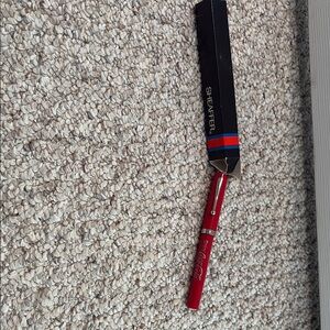 Vintage Coca Cola Red Pen with Silver Accents